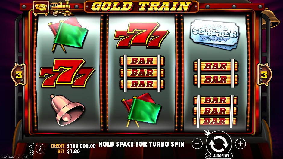 Locomotora dorada de Gold Train con billetes Upgrade, vías y vagones de premio